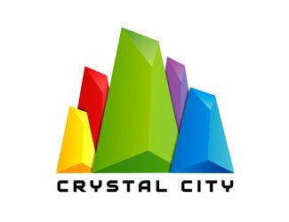 Projekt graficzny logo dla firmy online CRYSTAL CITY